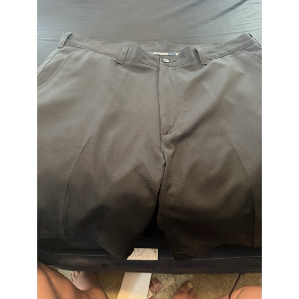 PGA Tour Golf Mens Size 38 Black Polyester Golf Shorts - Picture 1 of 3